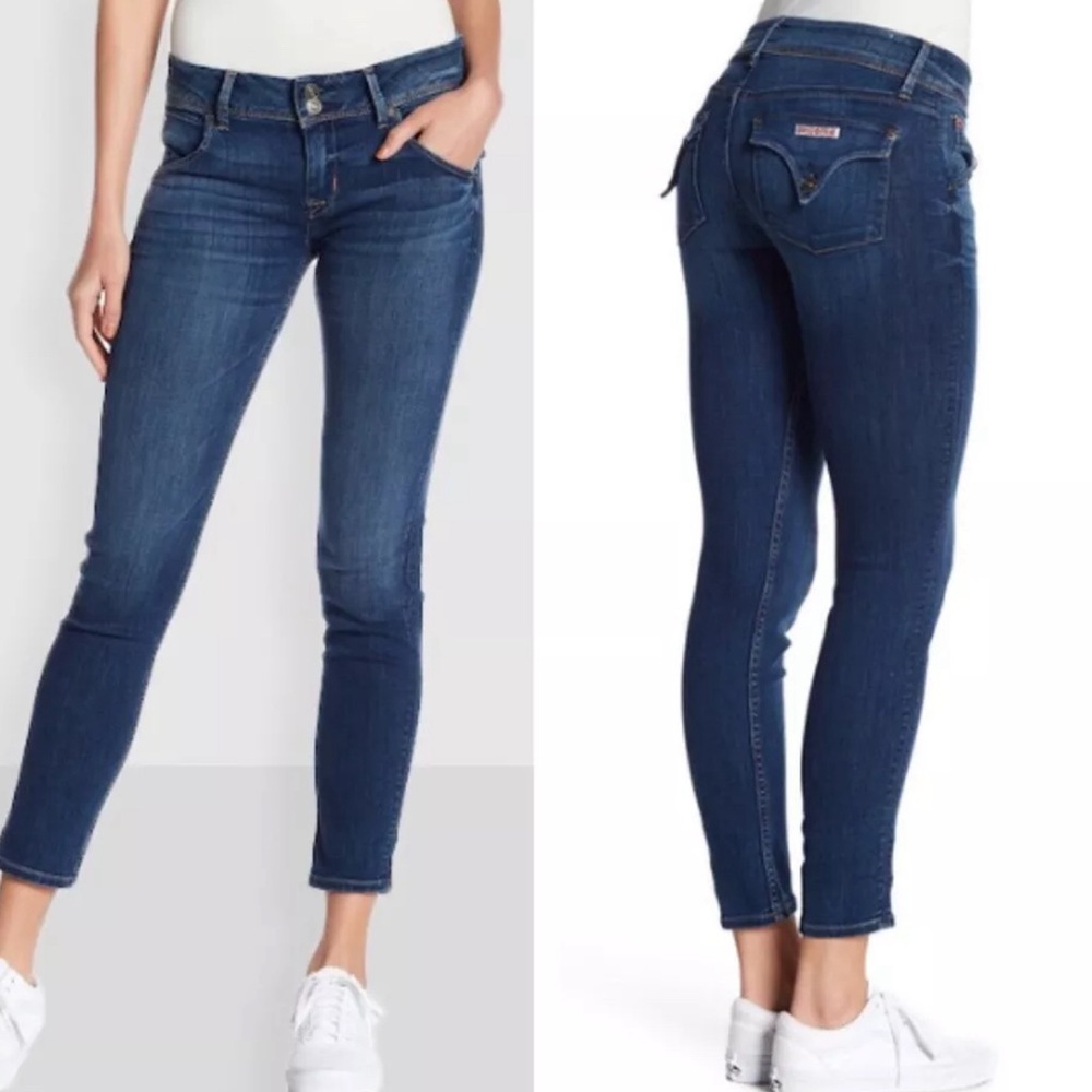 HUDSON COLLIN SKINNY CROP Jeans‎ Mid Rise WC422ZNA Color MADR Size 30